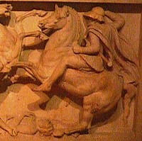 Antigonos on the Alexander Sarcophagus in the Istanbul Archaeological Museum