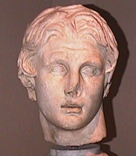 Head of Alexander from Pergamon in the Istanbul Archaeological Museum